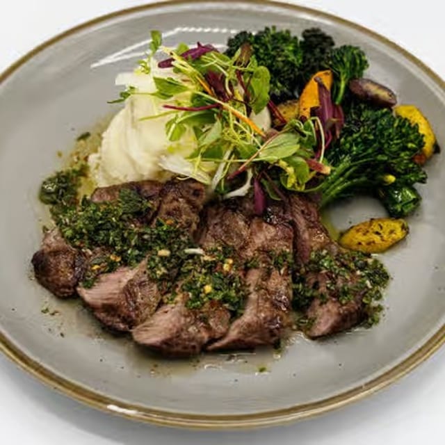 Flat Iron Steak.