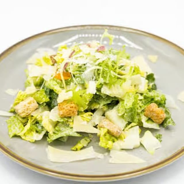 Traditional Caesar Salad.